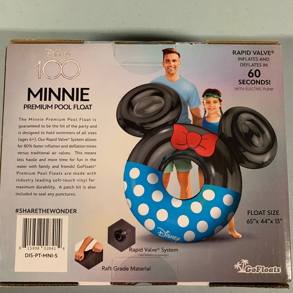 MINNIE MOUSE POOL FLOAT - Picture 2 of 3